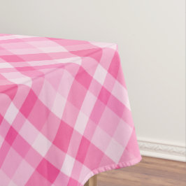 Leuk Roze Plaid Patroon Medium Tafelkleed