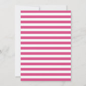 Leuk roze polka dot anker verjaardagsfeestje kaart (Achterkant)