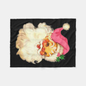 Leuk  Roze Sinterklaas Roze Kerstmis Design Fleece Deken (Voorkant (Horizontaal))