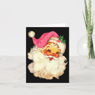 Leuk  Roze Sinterklaas Roze Kerstmis Design Kaart