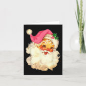 Leuk  Roze Sinterklaas Roze Kerstmis Design Kaart (Voorkant)