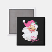Leuk Roze Sinterklaas Roze Kerstmis Design Magneet (Voorkant / Achterkant)