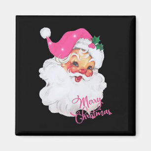 Leuk Roze Sinterklaas Roze Kerstmis Design Magneet