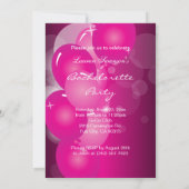 Leuk roze vrijgezellenfeest kaart (Achterkant)