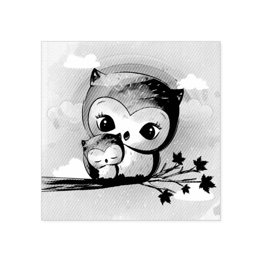 leuk rubberstempel (Afrduk)