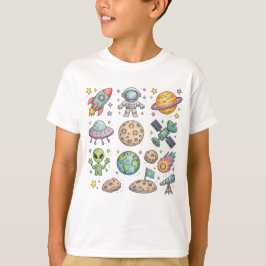 Leuk Ruimte Avontuur Kinderen T-shirt