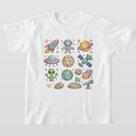 Leuk Ruimte Avontuur Kinderen T-shirt