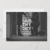Leuk rustiek save the date (Voorkant)