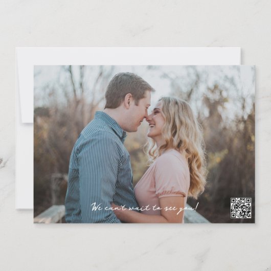 Leuk rustiek save the date (Achterkant)