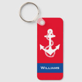 leuk RWB nautical ANCHOR MET NAAM | SLEUTELHANGER (Voorkant)