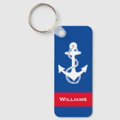 leuk RWB nautical ANCHOR MET NAAM | SLEUTELHANGER (Voorkant)