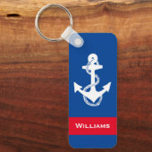 leuk RWB nautical ANCHOR MET NAAM | SLEUTELHANGER (Voorkant)