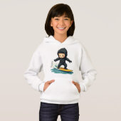 Leuk schattig kind met een vol ninja pak (Voorkant volledig)