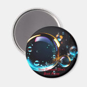 Leuk Schattige Bubble Wonderland Magneet (Voorkant / Achterkant)