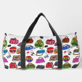 Leuk Schattige Geïllustreerd Portemonnee Patroon L Plunjezak (Achterkant)