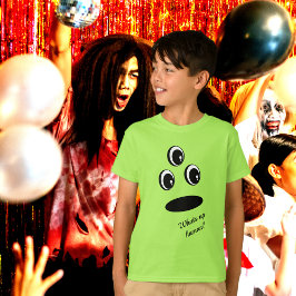 Leuk Schattige Gezicht Gemakkelijk Halloween kostu T-shirt