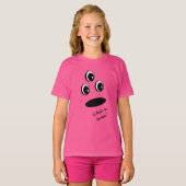 Leuk Schattige Gezicht Gemakkelijk Halloween kostu T-shirt (Voorkant volledig)