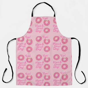 Leuk Schattige Grote Dag Donut Slogan Pattern Schort
