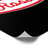 Leuk Schattige Rosie de Riveter Feministische Kost Poster (Hoek)