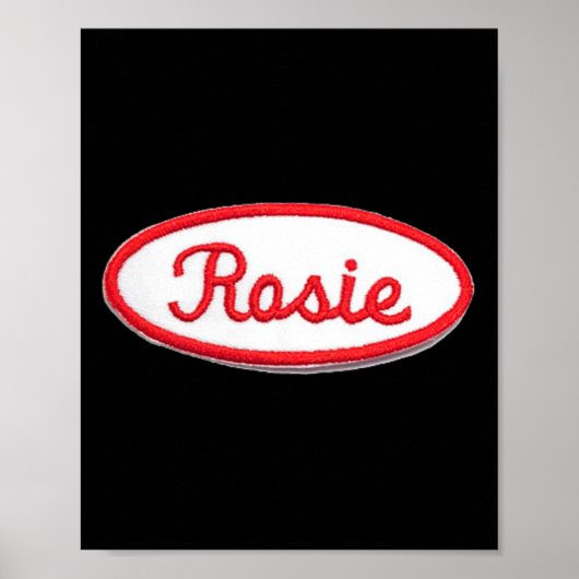 Leuk Schattige Rosie de Riveter Feministische Kost Poster (Voorkant)
