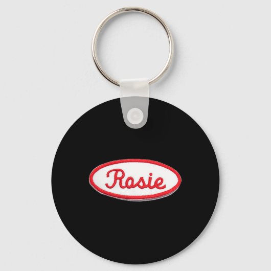 Leuk Schattige Rosie de Riveter Feministische Kost Sleutelhanger (Voorkant)