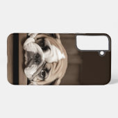 Leuk Schattige Sad Depressed Dog Pet Animal Samsung Galaxy Hoesje (Achterkant horizontaal)