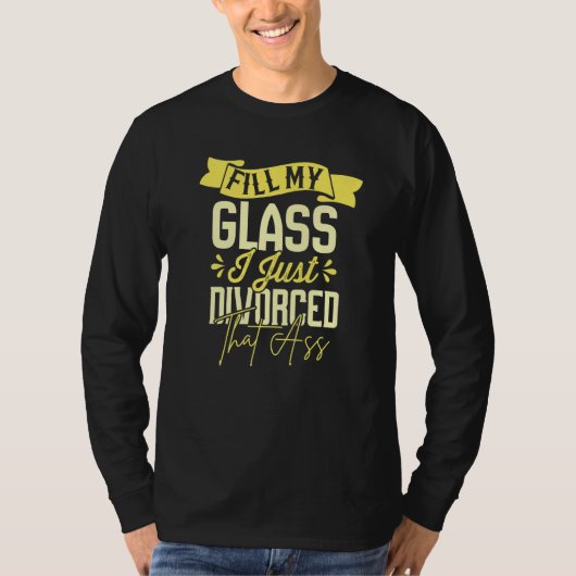 Leuk scheidingscadeau sarcastisch scheiden Premium T-shirt (Voorkant)