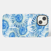 Leuk schelp patroon iPhone hoesje (Achterkant horizontaal)