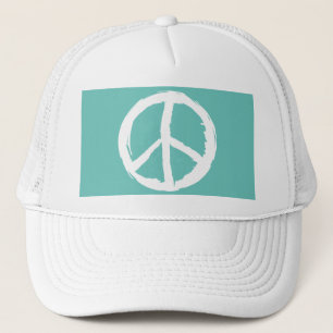 leuk schilder PEACE SYMBOL   Trucker Hat Pet