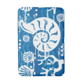 Leuk Seashell patroon strand huis badmat (Voorkant Verticaal)