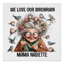 Leuk senior met vogels