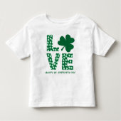  Leuk Shamrock Kind St. Patrick's Day    Kinder Shirts (Voorkant)