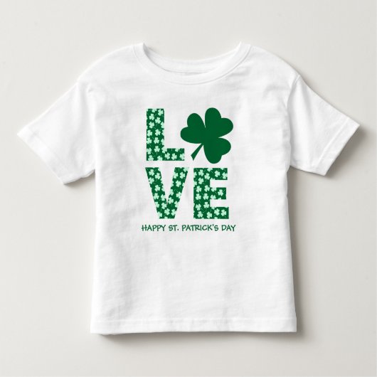  Leuk Shamrock Kinderen St. Patrick's Day    Kinder Shirts (Voorkant)