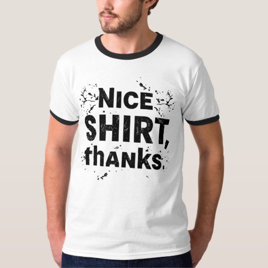 Leuk shirt Dank je (Voorkant)