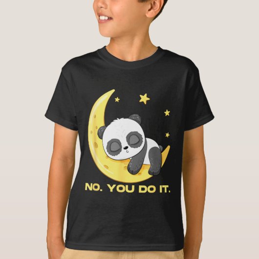 Leuk Shirt Slaap Panda Nee Het Is Goed (Voorkant)