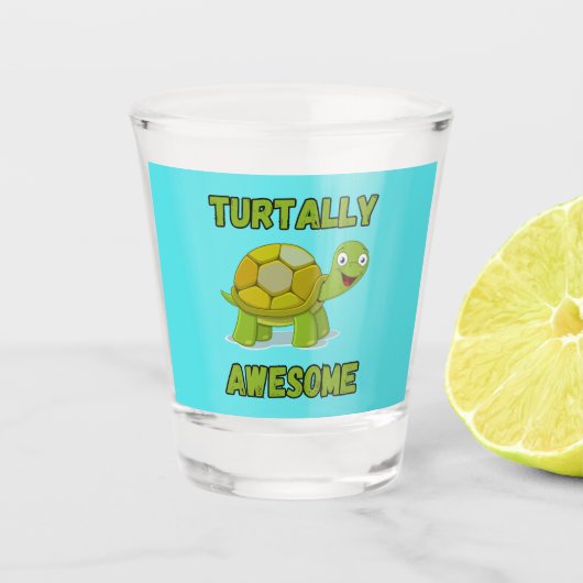LEUK! Shot Glass - Turtaal Geweldige - Shot Glas (Voorkant)