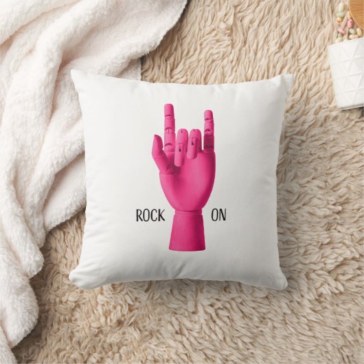 Leuk Sierkussen. Rock On! Kussen (Deken)