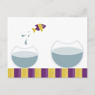 Leuk simpel bericht briefkaart