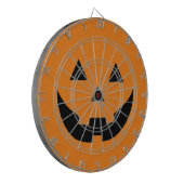 Leuk sinaasappel Jack o lantaarn pompoen gezicht H Dartbord (Voorkant Links)