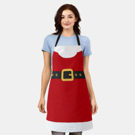 Leuk Sinterklaas pak rode kerst feestdagen Schort