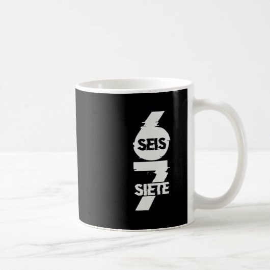 Leuk Six Seven In het Spaans Seis Siete 67 Brainro Koffiemok (Rechts)