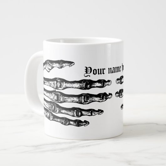 Leuk skelet Halloween Grote Koffiekop (Links)