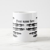 Leuk skelet Halloween Grote Koffiekop (Voorkant)