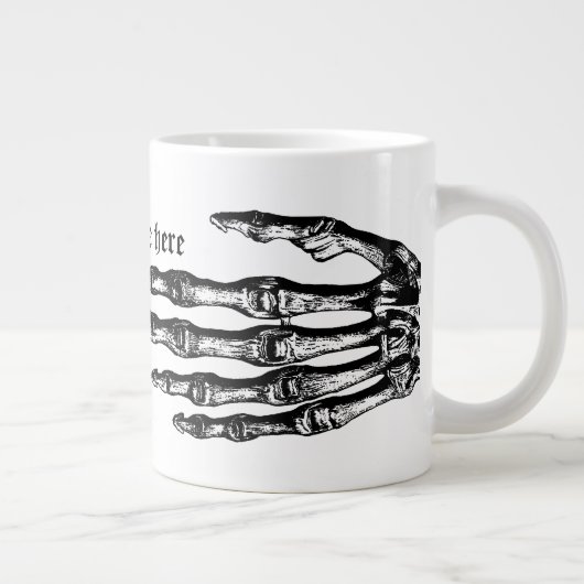 Leuk skelet Halloween Grote Koffiekop (Rechts)