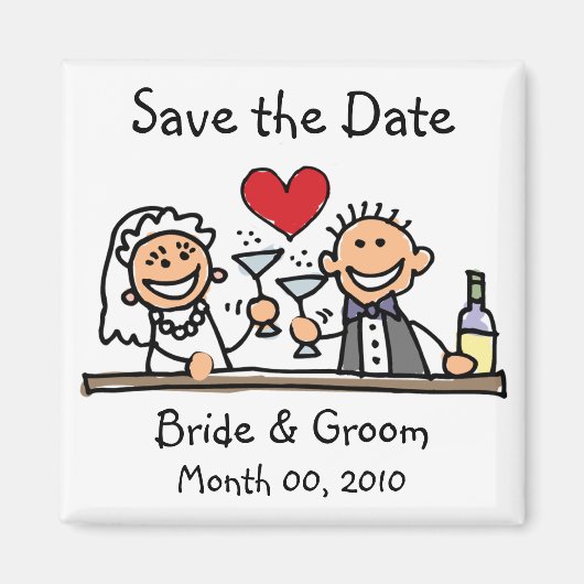 Leuk Sla de datum magneten op (Voorkant)