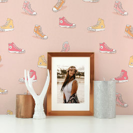 Leuk Sneakers Rood, Roze, Geel, Oranje Kind Behang