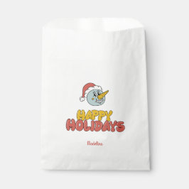 Leuk sneeuwpop feestje bedankzakje