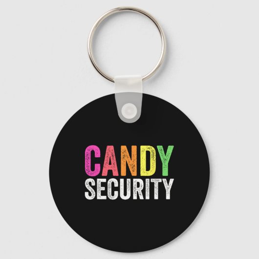 Leuk Snoep Beveiliging Halloween Kostuum Sleutelhanger (Voorkant)