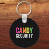 Leuk Snoep Beveiliging Halloween Kostuum Sleutelhanger (Voorkant)