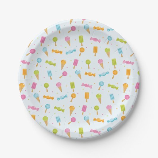 Leuk Snoep Pattern Papier Bord (Voorkant)